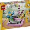 Typewriter with Flowers