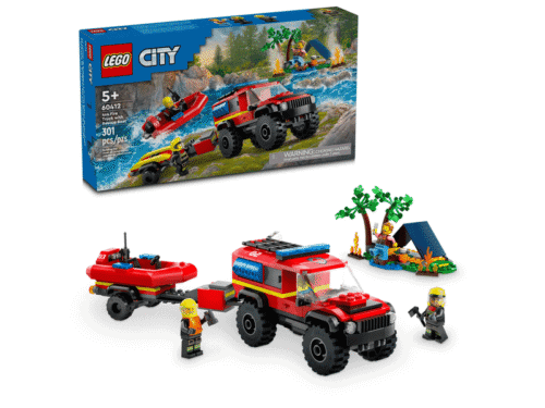 4x4 Truck with Rescue Boat